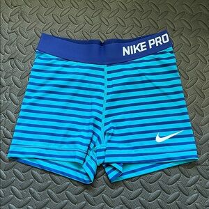 Nike Pro Striped Performance Shorts